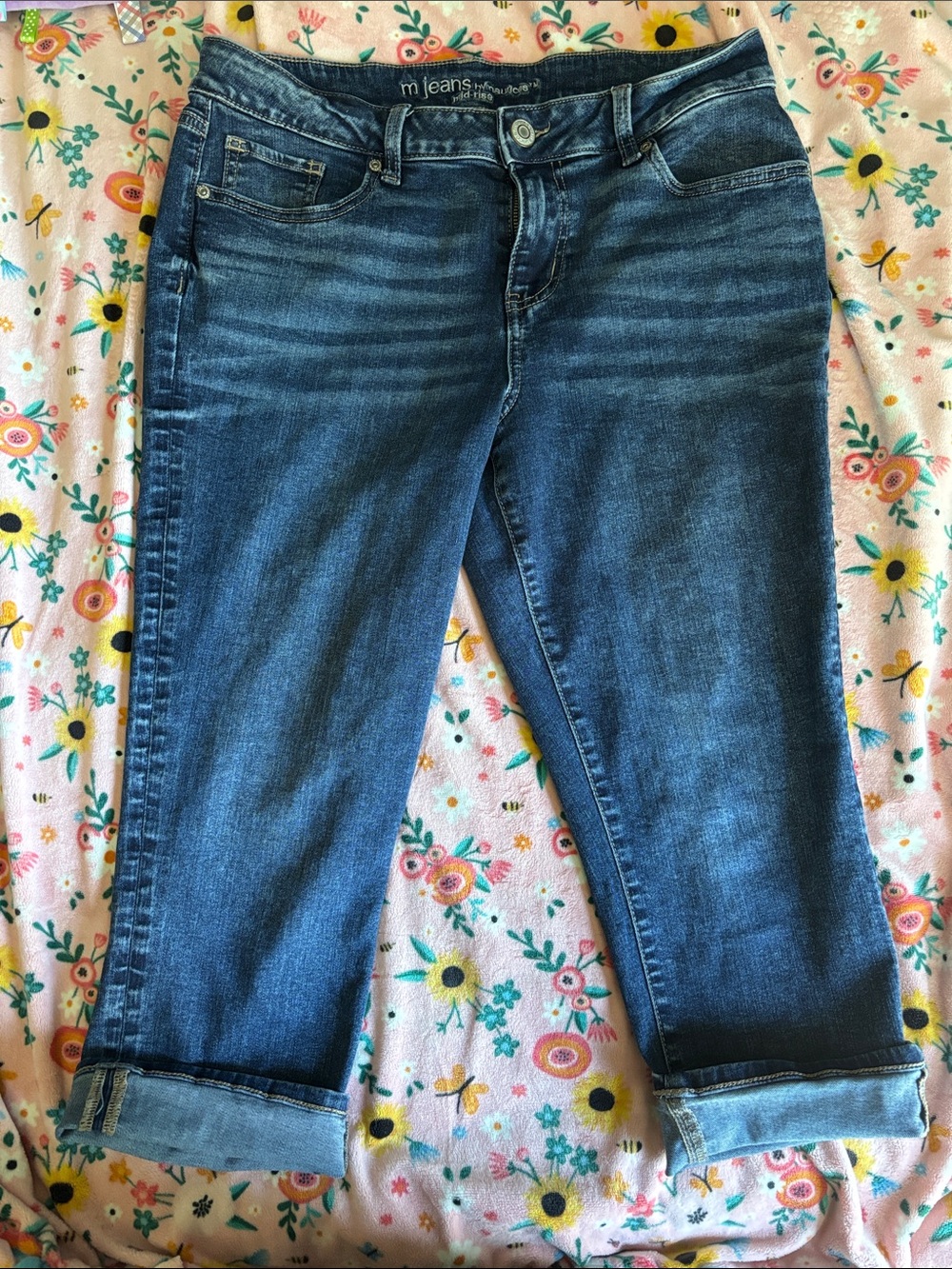 Women's Blue Capris